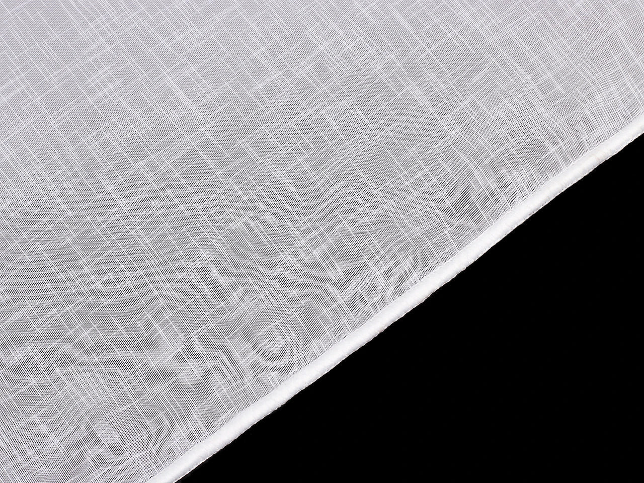 Curtain fabric with lead thread | 276 cm wide|linen imitation