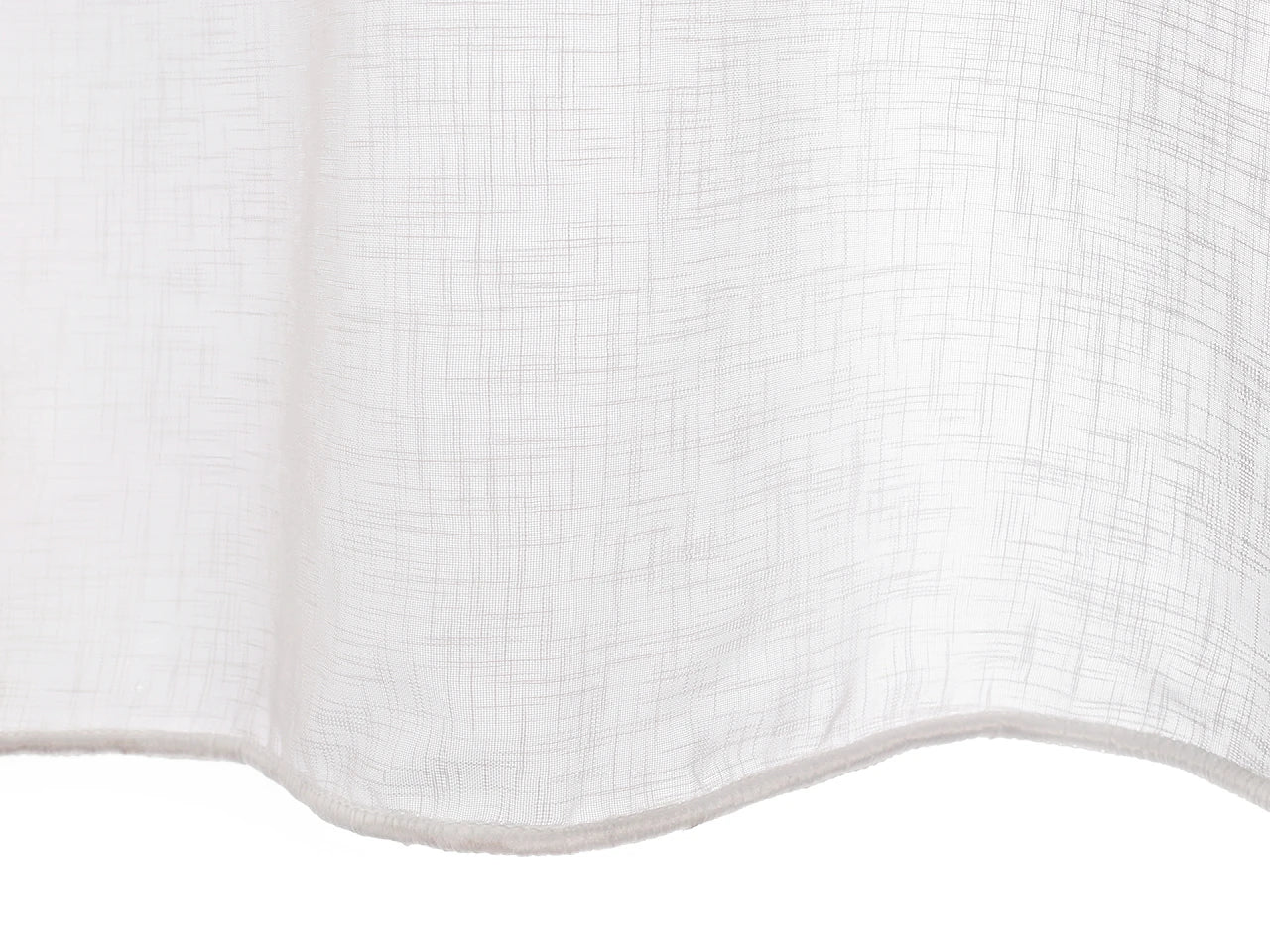 Curtain fabric with lead thread | 276 cm wide | linen imitation