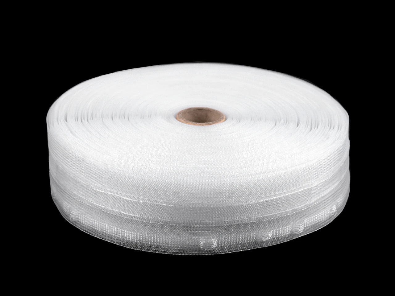 alt
Image of curtain tape with wave effect 50 mm – available at Šarlotes audumi