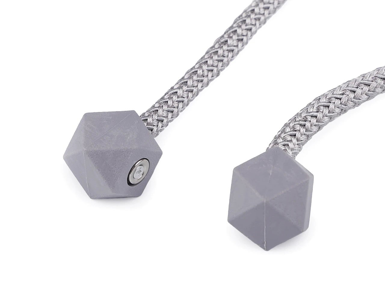 Support de rideau magnétique - gris (lot de 2 pièces)
