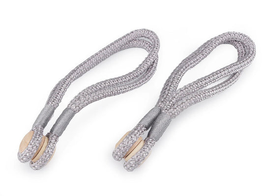 Porte-rideaux aimanté - gris (lot de 2)