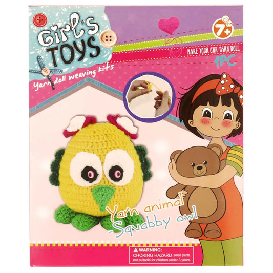 alt
Amigurumi crochet kit for children – owl