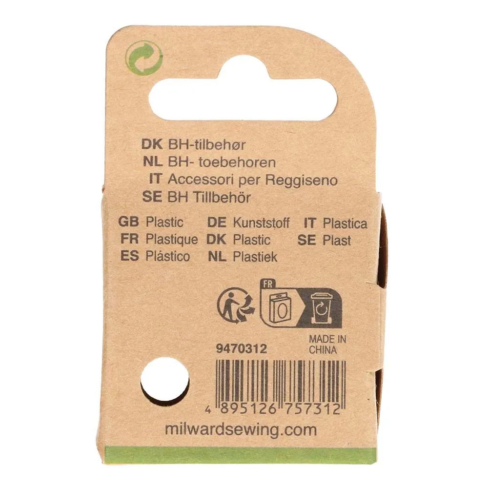 Lot d’accessoires pour lingerie et bikini Milward 18 mm - transparent