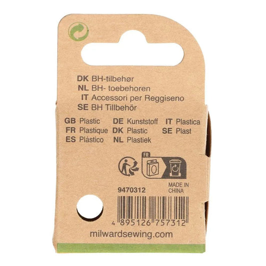 Underwear and bikini accessory set Milward 18 mm - transparent
