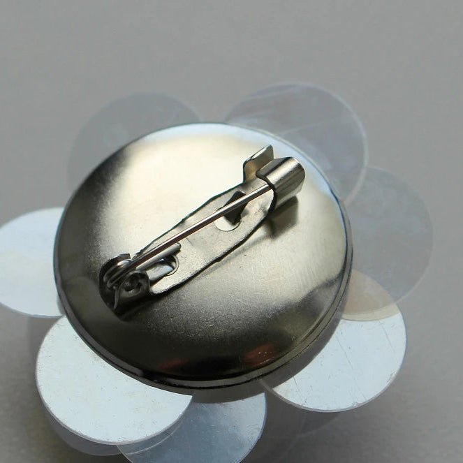 Support rond pour la fabrication de broches et de barrettes Ø25 mm | lot de 10 pièces