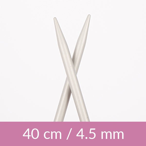 Image de aiguilles à tricoter circulaires DROPS 40 cm | taille 2.0 mm – 5.0 mm – disponible chez les tissus de Charlotte