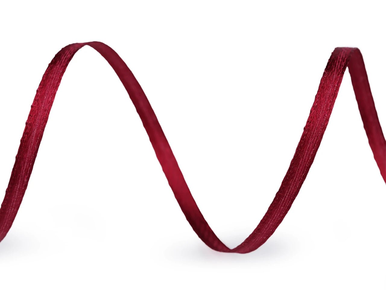 Ruban de satin bordeaux 3 mm (lot de 100 m)