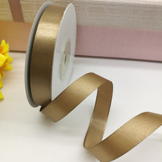 Ruban satin - cappuccino 25 mm (lot de 25 m)