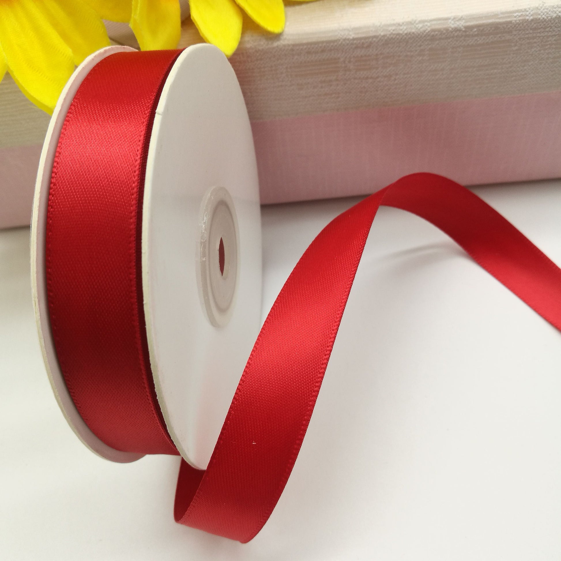 Satinband - kirschrot 32 mm (Packung 25 m)
