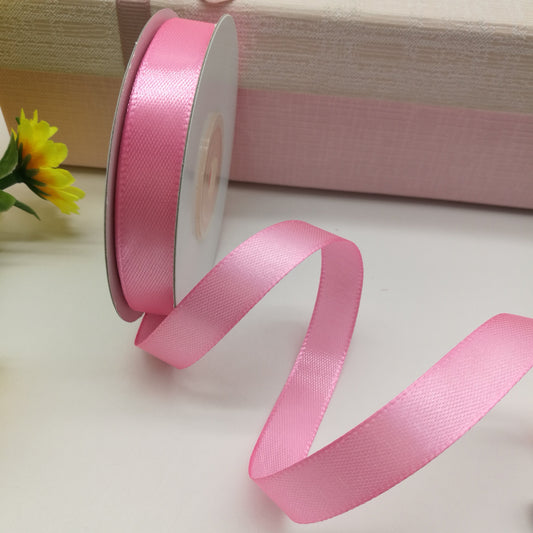 Satin ribbon - pink 12 mm (pack 25 m)