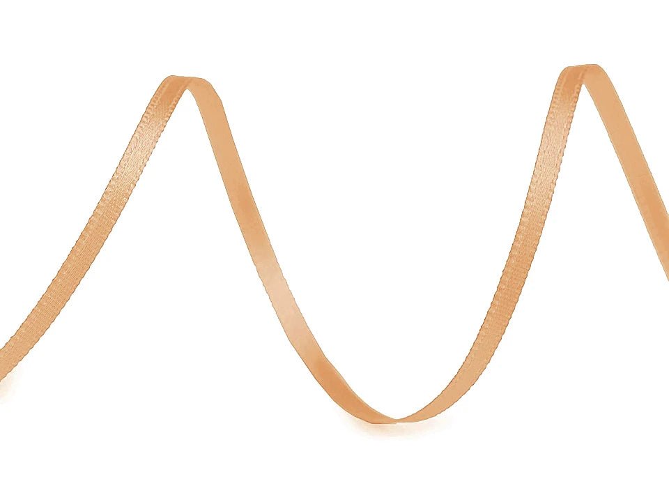 Ruban satin doré 3 mm (100 m)