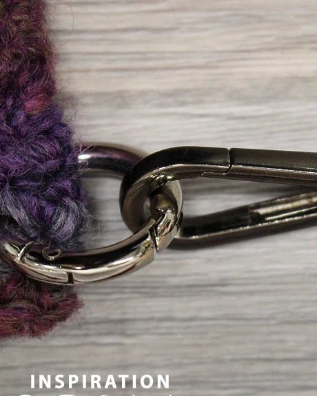 Porte-clés Ø25 mm | Mousqueton métallique à ressort | couleurs assorties