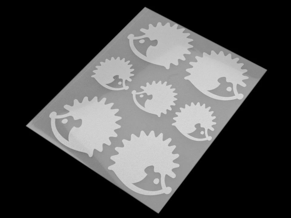 Iron-on reflector - hedgehogs