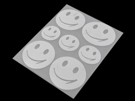 Iron-on reflector - smileys