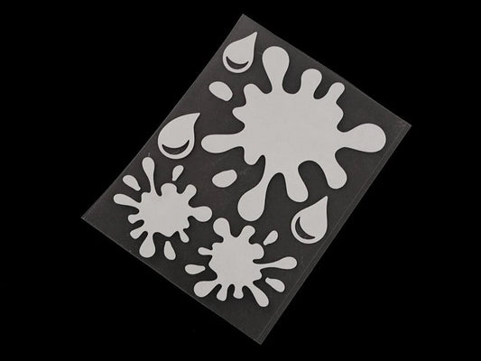 Iron-on reflective patches - spots