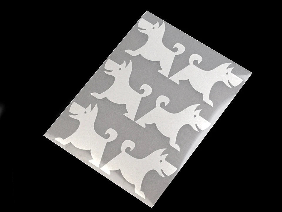 Iron-on reflective - dogs