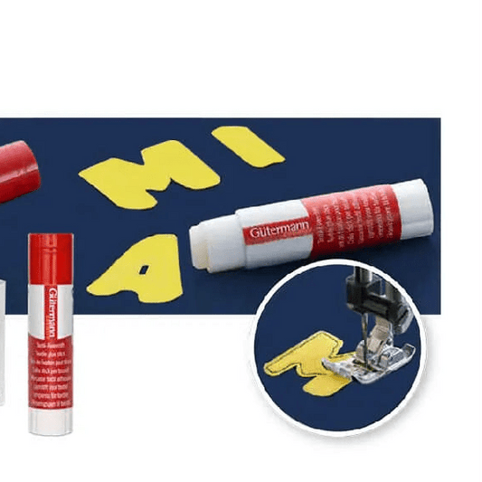Image of Gütermann fabric glue for temporary fixing – available at Šarlotes audumi