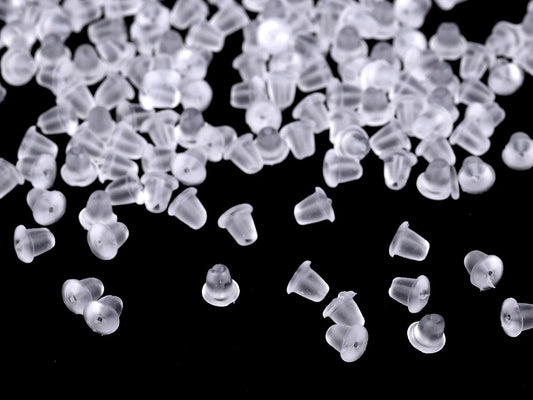 Silicone earring backs| 3x5 mm|5 grams