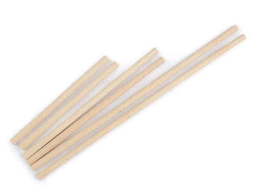 Image of bamboo sticks for macramé (20–30 cm) – available at Šarlotes audumi