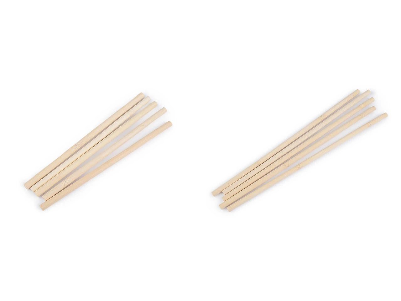 Bâtonnets de bambou pour macramé (20–30 cm) – disponible chez Šarlotes audumi