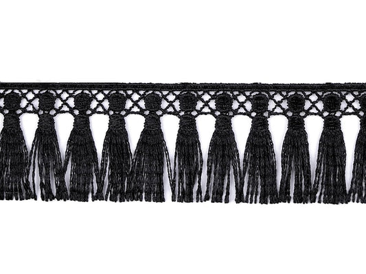 Image avec franges – 4,5 cm de large – disponible chez Šarlotes audumi