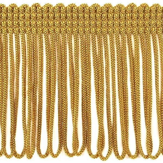 Image with 8 cm wide gold fringe – available at Charlotte’s Fabrics