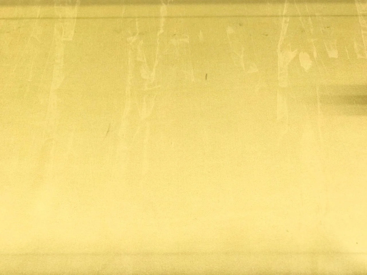 100% silk satin fabric in yellow – Italy, with a small defect