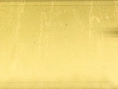 100% silk satin fabric in yellow – Italy, with a small defect