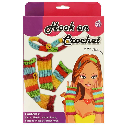 Children’s knitting set – hand warmers & headband