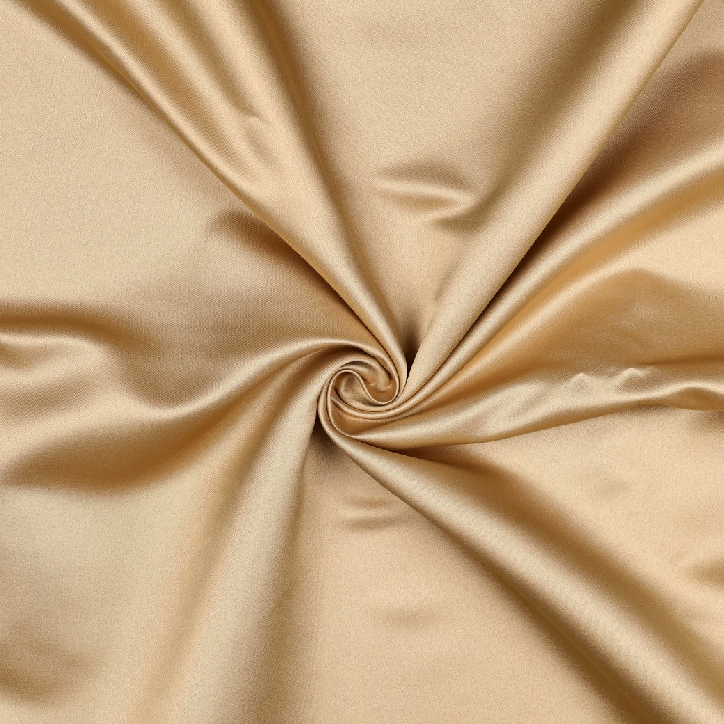 Kuva paksusta satiinikankaasta Royal Heavy Satin – beige – saatavilla verkossa Šarloten kankaat