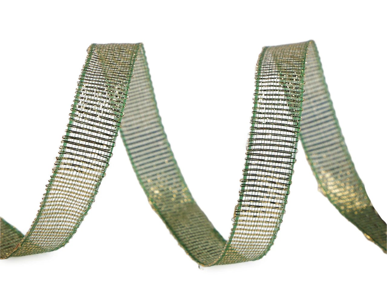 Image with brocade ribbon with lurex | 10 mm wide, 10 m pack | various shades – available at Charlotte's Fabrics