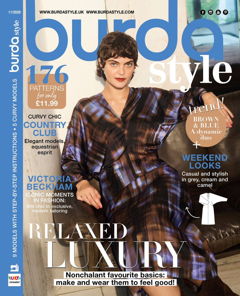 Burda Style 11/2026 – ompelulehti kaavoineen | marraskuu 2026