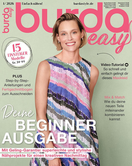 Image of Burda Easy 01/2026 - DE – available at Šarlotes audumi