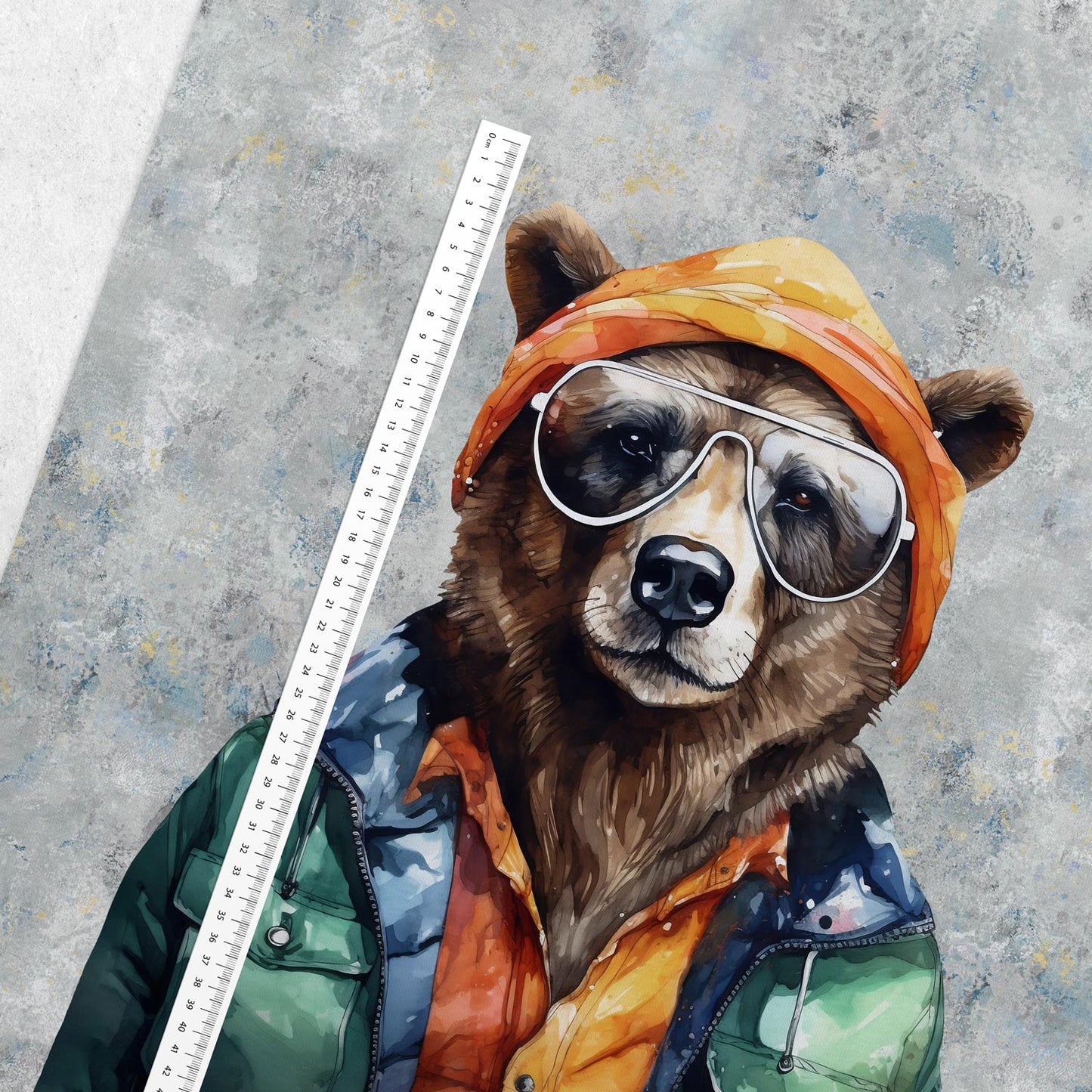 alt
Image with loop-knit panel - stylish forest bear in a hibernation-style jacket 250 g/m² | Design - 01 – available at Charlotte Fabrics