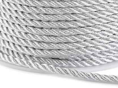 Image of decorative cord with lurex Ø3 mm – available at Charlotte's Fabrics