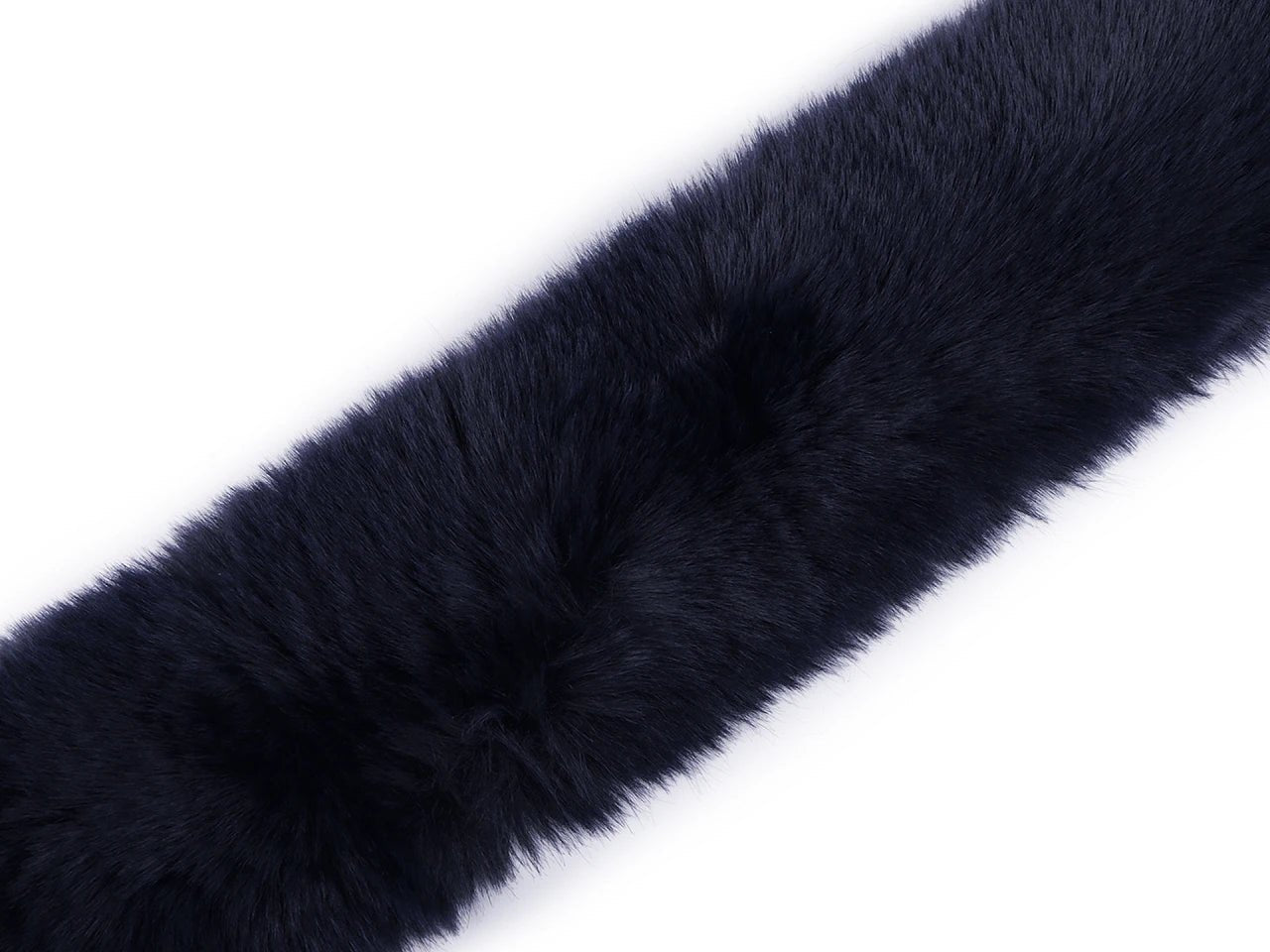 Image of Decorative faux fur trim – 1 m | Faux fur trim for hoods, jackets, costumes – available at Šarlotes audumi