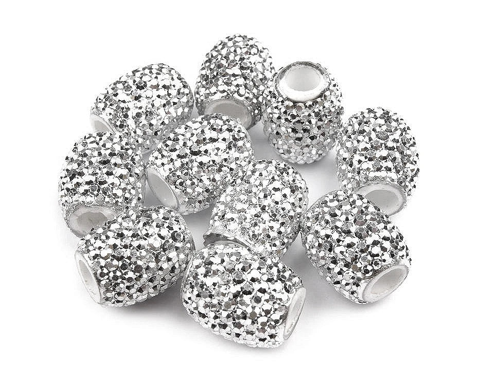 txt
Image de perles décoratives brillantes à grand trou 13×15 mm – disponibles chez Šarlotes audumi