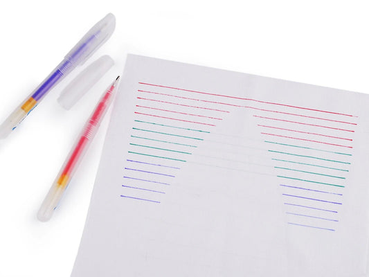 alt
Image of a tailor's pen that disappears with heat – available at Charlotte's Fabrics