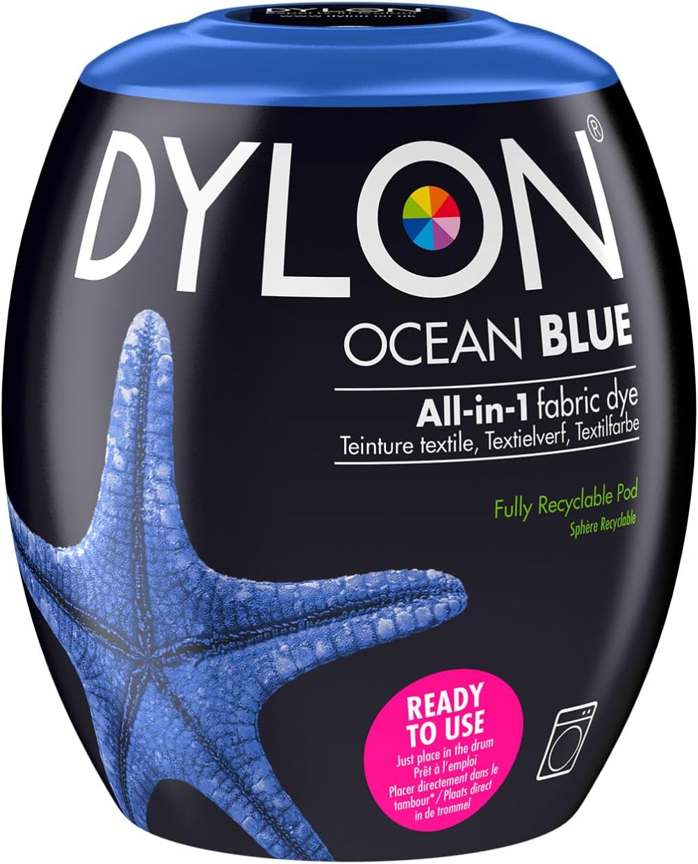 Attēls ar Dylon Pods tekstila krāsa veļasmašīnai – pieejams Šarlotes audumi