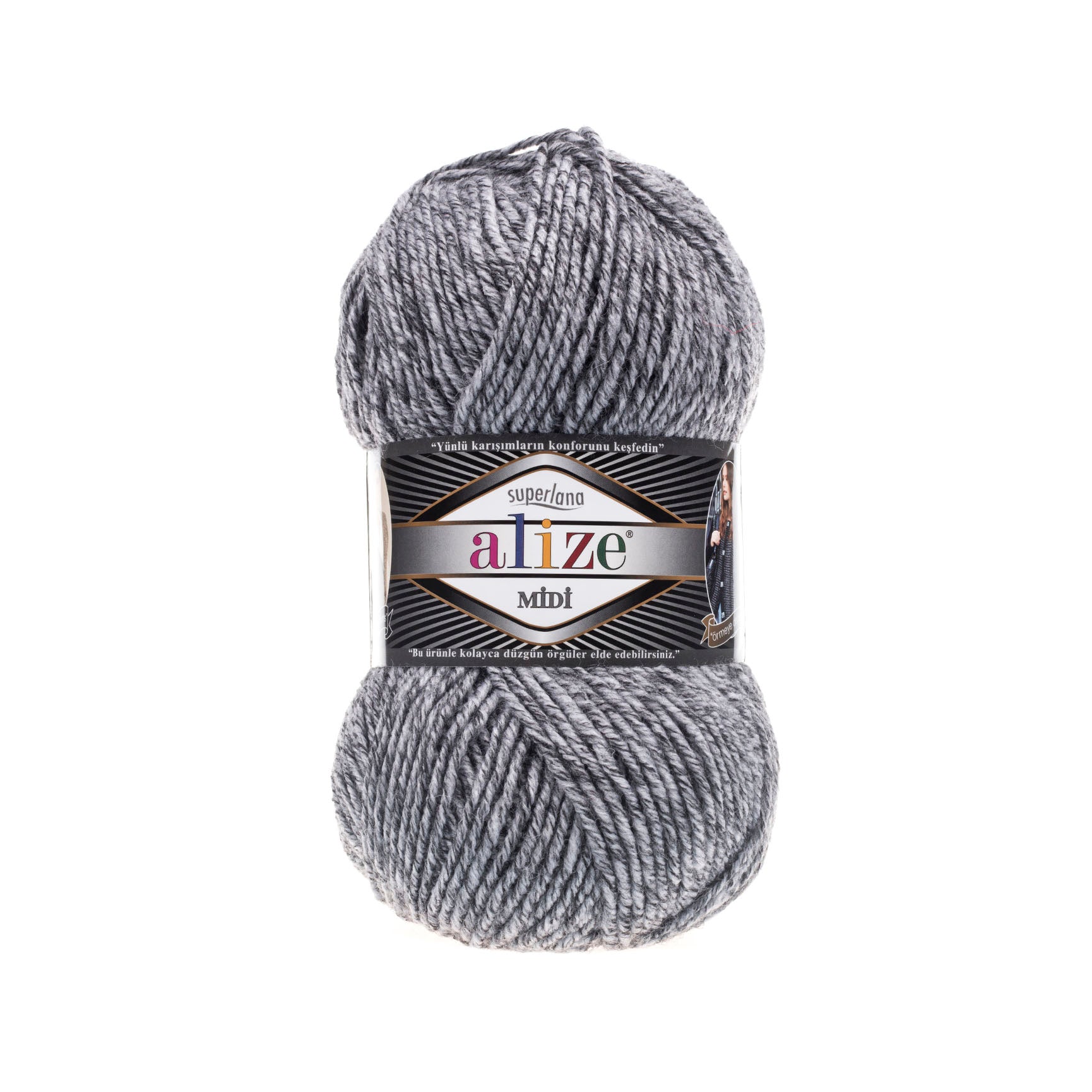 Alize SUPERLANA MIDI yarn - 170 m 100g