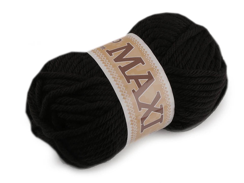 Jumbo Maxi yarn - black 65m 100g #901