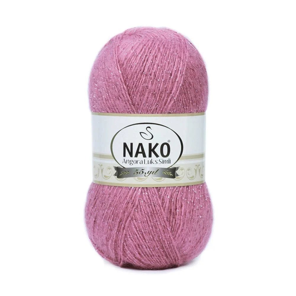 Dzija NAKO ANGORA LUKS SIMLI ar mirdzumu - 550m 100g