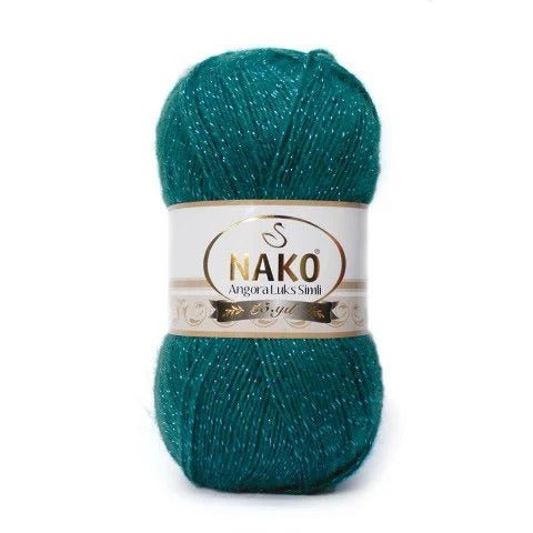 Dzija NAKO ANGORA LUKS SIMLI ar mirdzumu - 550m 100g