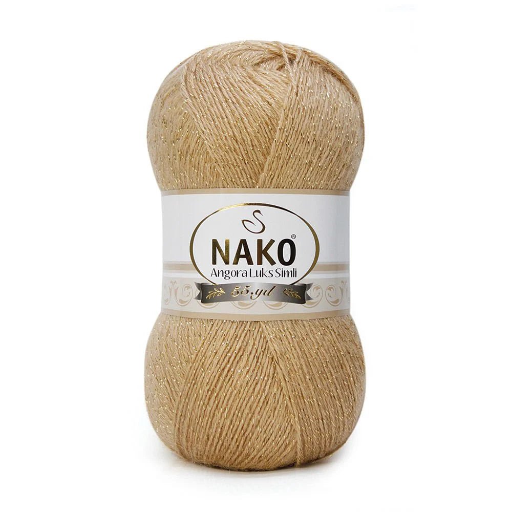 Dzija NAKO ANGORA LUKS SIMLI ar mirdzumu - 550m 100g