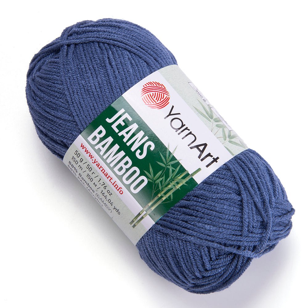 Dzija Yarn Art Jeans Bamboo - denim blue 150 m 50g #124