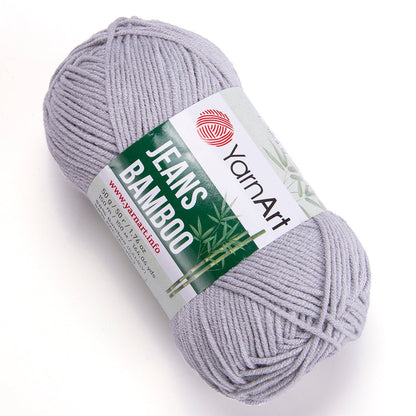 Yarn Art Jeans Bamboo yarn - light gray 150 m 50g #127
