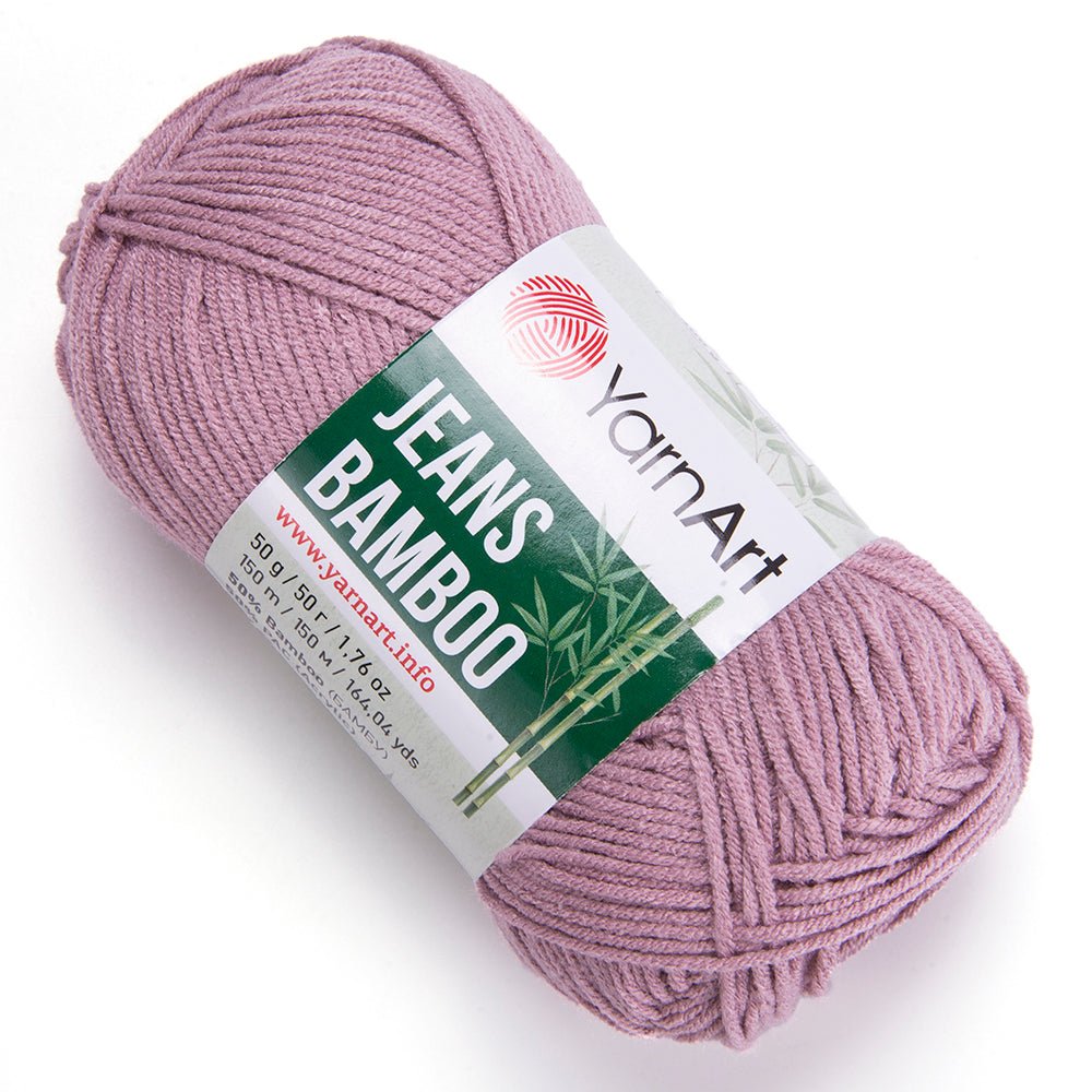 Yarn Art Jeans Bamboo yarn - powder pink 150 m 50g #113