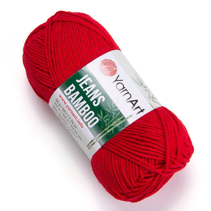 Yarn Art Jeans Bamboo - red 150 m 50g #144