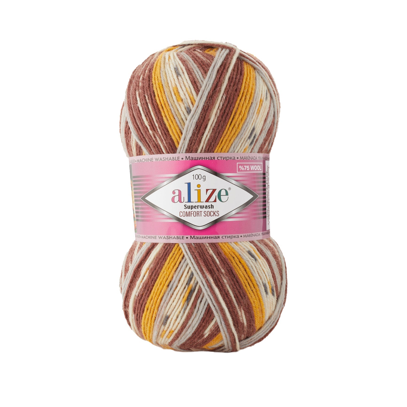 Kuva Alize Superwash Comfort -langasta, 100g / 420m – saatavilla Šarlotes audumi