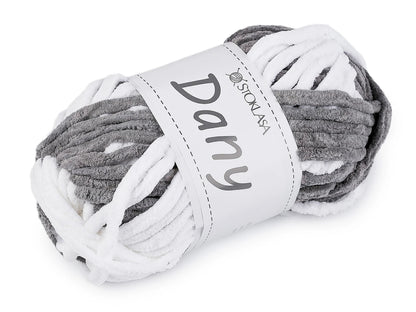 Attēls ar Dzijas Dany - plīša dzija - 100g / 38 m – pieejams Šarlotes audumi
